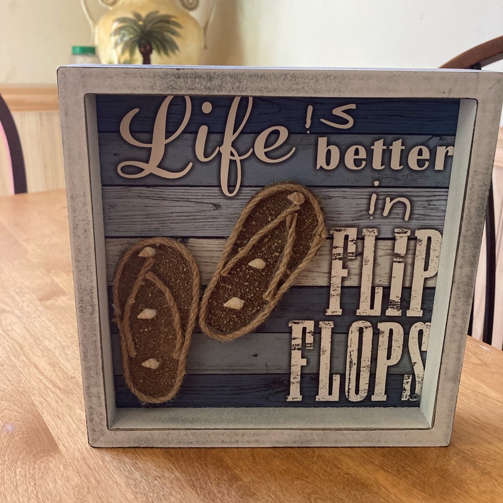 Smart Living summer wooden frame art decor